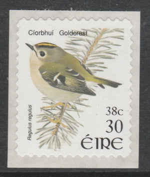 Ireland 2001 Birds Dual Currency - Goldcrest 30p/38c self-adhesive unmounted mint SG 1431