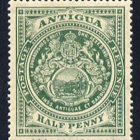 Antigua 1908-17 MCA Badge 1/2d green mounted mint SG 41
