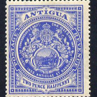 Antigua 1908-17 MCA Badge 2.5d ultramarined dull purple & brown mounted mint SG 46