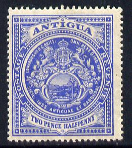 Antigua 1908-17 MCA Badge 2.5d ultramarined dull purple & brown mounted mint SG 46