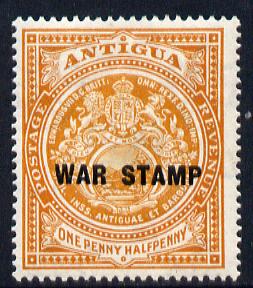 Antigua 1916-17 War Tax 1.5d orange mounted mint SG 54