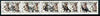 Jewish Republic 1994 Prehistoric Animals opt set of 5 values, each design opt'd on,pair of Russian defs (3 different Russian stamps available) unmounted mint