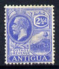 Antigua 1921-29 KG5 Script CA 2.5d bright blue mounted mint SG 71