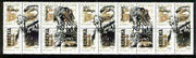 Koriakia Republic 1994 Prehistoric Animals opt set of 5 values, each design opt'd on,block of 4 Russian defs (4 different Russian stamps available) unmounted mint