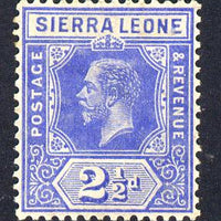 Sierra Leone 1912-21 KG5 MCA 2.5d ultramarine mounted mint SG 116a