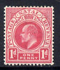 Natal 1902-03 KE7 Crown CA Postage-Revenue 1d carmine mounted mint SG 128