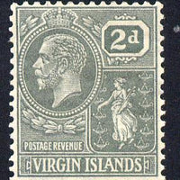 British Virgin Islands 1922-28 KG5 Script CA 2d grey mounted mint SG 92