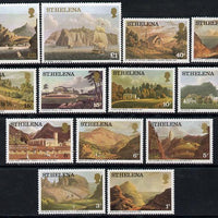 St Helena 1976 Aquatints definitive set complete 13 values unmounted mint SG 319A-31A