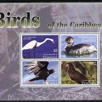 Dominica 2005 Birds of the Caribbean perf sheetlet containing 4 values unmounted mint SG MS 3421