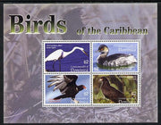 Dominica 2005 Birds of the Caribbean perf sheetlet containing 4 values unmounted mint SG MS 3421