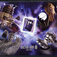 Great Britain 2013 Doctor Who self adhesive m/sheet containing 5 values unmounted mint