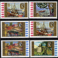 Grenada 1968 Paintings by Sir Winston Churchill set of 6 unmounted mint SG 289-94