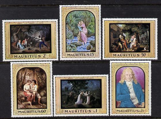 Mauritius 1968 Bicentenary of Bernardin de St Pierre's Visit set of 6 unmounted mint SG 376-81