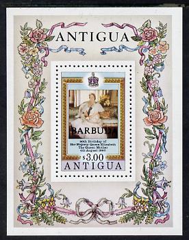 Barbuda 1980 Queen Mother 80th B'day perf m/sheet unmounted mint, SG MS 535
