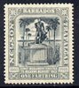 Barbados 1907 Nelson Centenary MCA 1/4d black & grey mounted mint SG 158