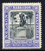 Barbados 1907 Nelson Centenary MCA 2.5d black & blue mounted mint SG 162
