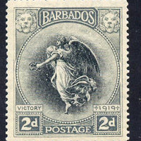 Barbados 1920-21 Victory MCA 2d black & grey mounted mint SG 204