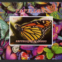 Congo 2013 Butterflies #1 imperf deluxe sheet unmounted mint. Note this item is privately produced and is offered purely on its thematic appeal