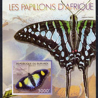 Burundi 2013 Butterflies #2 imperf deluxe sheet unmounted mint