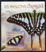Burundi 2013 Butterflies #2 imperf deluxe sheet unmounted mint