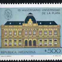 Argentine Republic 1980 La Plata University unmounted mint, SG 1684*