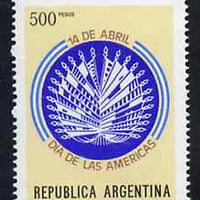 Argentine Republic 1980 Day of the Americas unmounted mint, SG 1670*