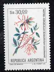 Argentine Republic 1983 Flowers 30p (Embothrium coccineum) unmounted mint SG 1832, Mi 1682*