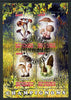 Congo 2013 Fungi #2 perf sheetlet containing four values fine cto used