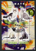 Congo 2013 Domestic Cats #1 perf sheetlet containing four values fine cto used