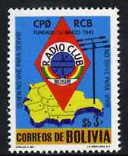 Bolivia 1979 Radio Club unmounted mint, SG 1032*