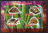 Djibouti 2013 Tortoises perf sheetlet containing 4 values unmounted mint