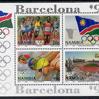 Namibia 1992 Barcelona Olympic Games perf m/sheet unmounted mint SG MS 601