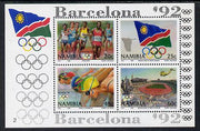 Namibia 1992 Barcelona Olympic Games perf m/sheet unmounted mint SG MS 601