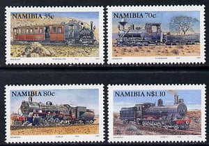 Namibia 1994 Steam Railways perf set of 4 unmounted mint SG 653-6