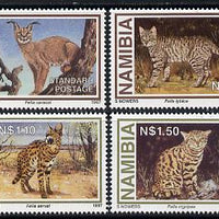 Namibia 1997 Wildcats perf set of 4 unmounted mint SG 718-21