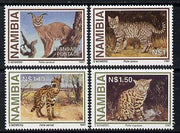 Namibia 1997 Wildcats perf set of 4 unmounted mint SG 718-21