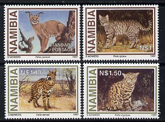 Namibia 1997 Wildcats perf set of 4 unmounted mint SG 718-21