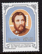 Namibia 1997 Death Centenary of Heinrich von Stephan (founder of UPU) unmounted mint SG709