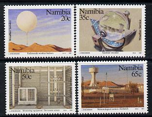Namibia 1991 Weather Service perf set of 4 unmounted mint SG 568-71