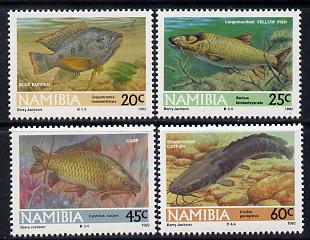 Namibia 1992 Freshwater Angling perf set of 4 unmounted mint SG 588-91