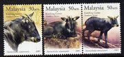 Malaysia 2003 Southern Serow perf set of 3 unmounted mint SG 1113-15