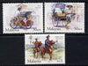 Malaysia 2004 Traditional Transportation perf set of 3 unmounted mint SG 1219-21