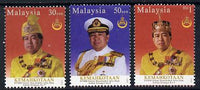 Malaysia 2003 Coronation of Sultan of Singapore perf set of 3 unmounted mint SG 1130-32
