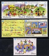 Malaysia 2003 World Children's Day perf set of 5 unmounted mint SG 1172-76