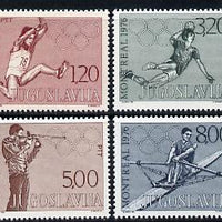 Yugoslavia 1976 Montreal Olympic Games perf set of 4 unmounted mint, SG 1742-45
