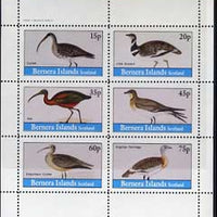 Bernera 1982 Birds #15 (Curlew, Bustard, Ibis & Partridge) perf set of 6 values (15p to 75p) unmounted mint