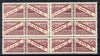 San Marino 1945-46 Parcel Post 5c purple & red block of 12 (4x3) being 6 se-tenant pairs unmounted mint SG P309
