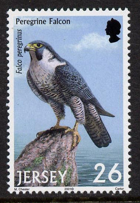 Jersey 2001 Birds of Prey - Peregrine Falcon 26p unmounted mint, SG 1000