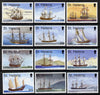 St Helena 1998 Maritime Heritage definitive set of 12 values complete to £5 unmounted mint, SG 766-77
