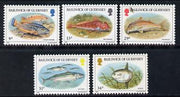 Guernsey 1985 Fish set of 5 unmounted mint, SG 332-36